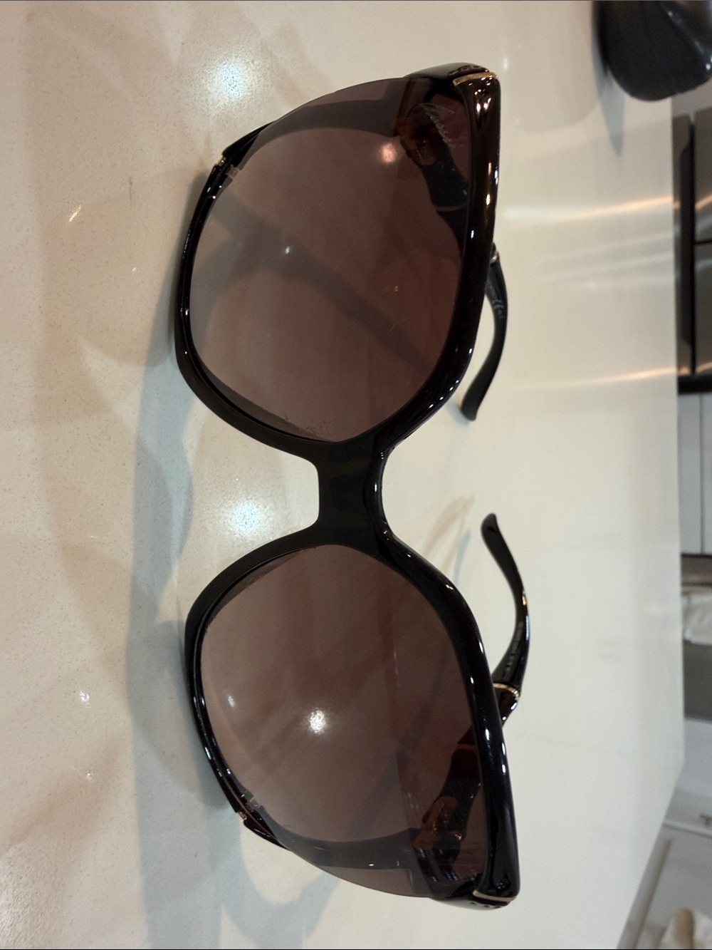 Gucci Black Sunglasses with gradient Lenses